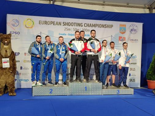 Český triumf na mistrovství Evropy pušky, pistole v Osijeku